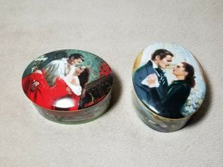 Set Of 2 Music Box Gone With The Wind By William Chambers Collectible Fine China