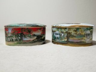 Set of 2 Music Box Gone With The Wind by William Chambers Collectible Fine China 3