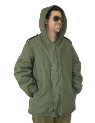 Israeli Army Idf Military Classic Jacket Cold Weather Parka Coat Zahal " Dubon "