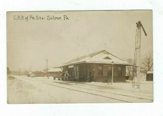 Rppc Of C.  R.  R.  Of Pa Station Salona,  Pa.  American Express Co.  Railway Mail Pay