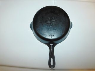 Vintage Griswold No 5 Erie Pa 724 H Cast Iron Skillet Pan Frying 8 " Double Spout