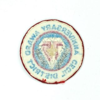 1985 Diamond Jubilee Cecil District Del - Mar - Va Council Patch 75th Anniversary 2