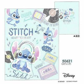 Disney Stitch 10 Pocket A4 Clear Plastic Folder 50621