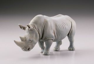 Kaiyodo Wild Rush Wild Animal Mini Figure Rhinoceros Import Japan
