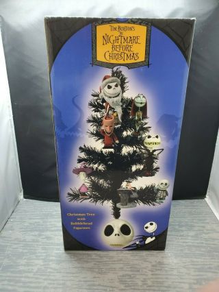 Neca Nightmare Before Christmas Tree W/ Bobblehead Figures 15 "
