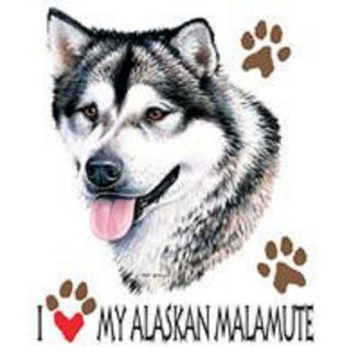 Alaskan Malamute Love Tote