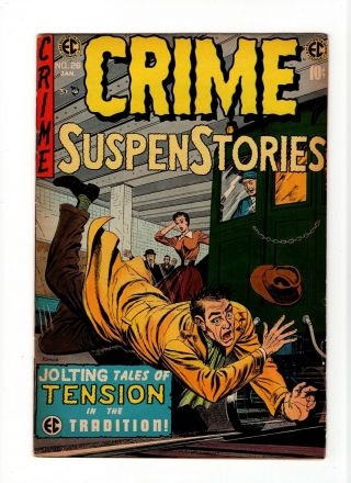 Crime Suspenstories 26 Fn,  6.  5 Vintage Ec Comic Horror Golden Age 10c
