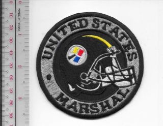 Us Ms Marshal Service Pennsylvania Field Office Pittsburgh Steelers Helmet Patch