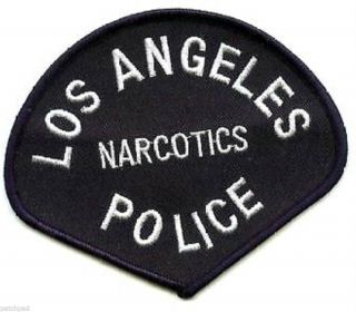 Los Angeles P0lice L@pd Black/white L@pd Narcotics Shoulder Sleeve Insignia Ssi