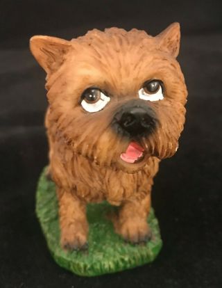 Adorable Vintage Small Norwich Terrier Figurine -