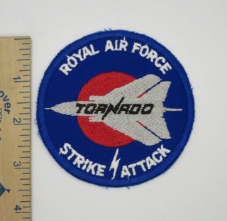 British Royal Air Force Patch Tornado Strike Attack Vintage Raf