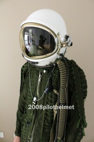 Spacesuit Flight Helmet High Altitude Astronaut Space Pilots Flight Suit - 1 Xxl
