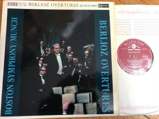 Sb 2125 Berlioz Overtures / Munch Grooved R/s