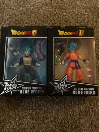 Dragon Stars Series Saiyan Blue Goku And Vegeta