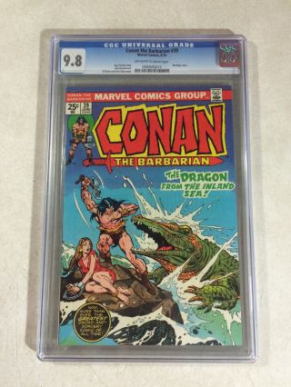 Conan The Barbarian 39 Cgc 9.  8 Top Graded,  Bondage Cover,  Buscema,  Kane,  1974