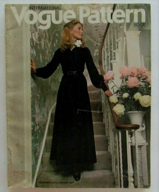 Vintage International Vogue Pattern Book December 1970 January 1971