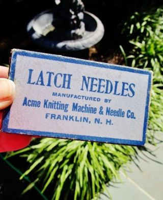1944 - 1963 Acme Knitting Machine & Needle Co,  Franklin,  Nh: Vintage Screw Rivets