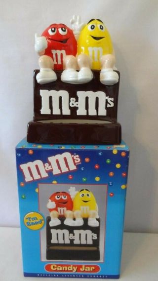 Benjamin And Medwin 1999 “i’m Baad” “nuts” M&m’s Candy Jar In Boc