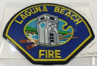 Laguna Beach California Fire Department Patch Ca