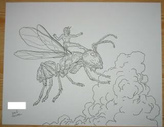 Geoff Darrow: Ant - Man Ink Art 11 X 14