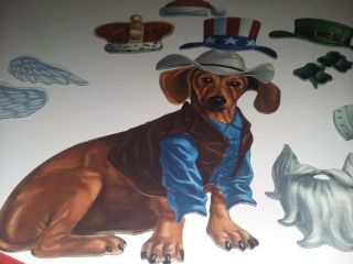 Dachshund Wiener Dog Doxie Dress Up Magnet Refrigerators Gifts