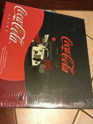 Vintage Coke Coca Cola Scrapbook Album 10 Protectors 8 " X 8 " Truck