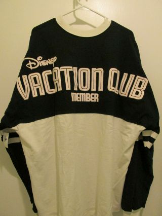 Disney Vacation Club Dvc Spirit Jersey Sweatshirt Navy Blue - Size Xxl
