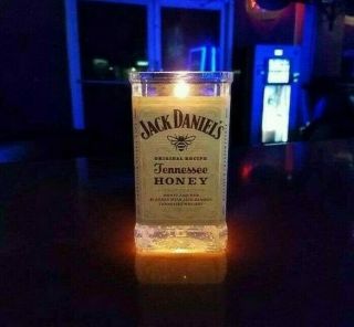Jack Daniels Tennessee Honey Candle Handmade Scented Gel Wax - Bar/man Cave/patio