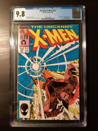 Uncanny X - Men 221 9.  8 Cgc White Pages (1st Mister Sinister) Hot Book