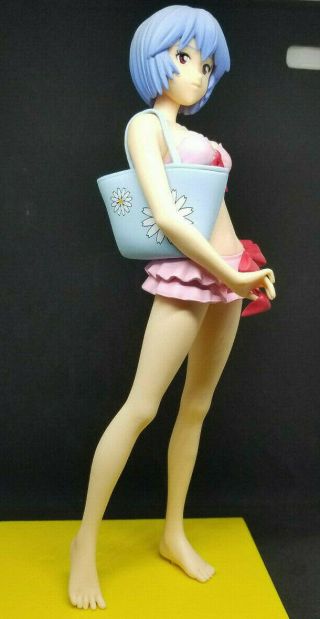 Neon Genesis Evangelion,  Eva Rei Ayanami Hg Pink Swim Suit Figure,  Sega Japan
