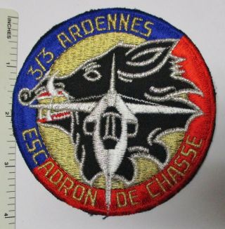 French Air Force Ec 3/3 Ardennes Mirage Patch France Armee De L 