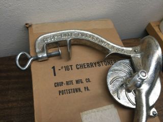 CHERRY STONER Vintage Chop - Rite Mfg 16 Pottstown USA Pitter 3