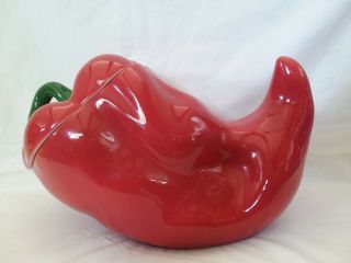 Xl Clay Art Stonelite Chili Pepper Cookie Jar