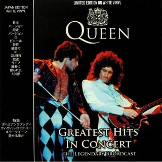 Queen - Greatest Hits In Concert: Tokyo Japan [lp] Limited White Colored Vinyl