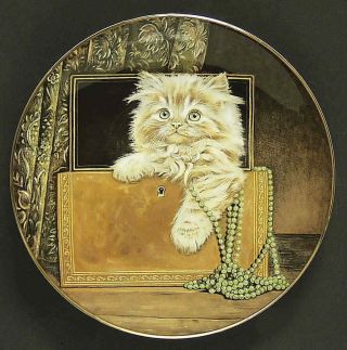 Royal Worcester Kitten Classics Purrfect Treasure Plate