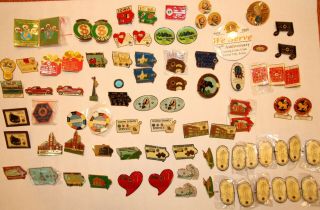 190,  Lions Club Pins And Other Items