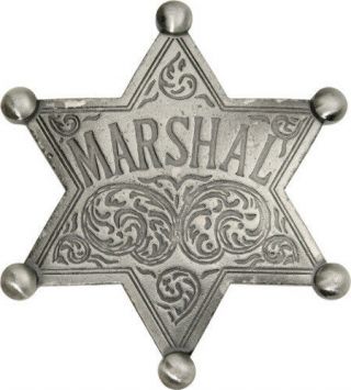 Badges Of The Old West Replicas Marshal Badge Mi3008