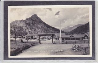 Co Estes Park Rppc View Of The Elkhorn Lodge.  A Sanborn Photo Taken In 1920 