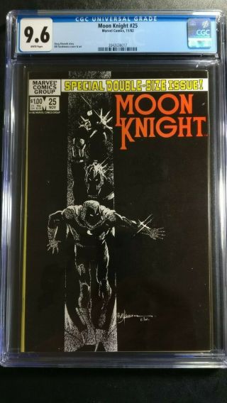 1983 Marvel Moon Knight 25 Cgc 9.  6 1st Black Spectre