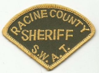 Racine County Wisconsin Wi Police Sheriff Deputy Hat Patch Swat Tactical Old