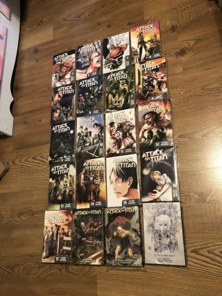 Attack On Titan Vol 1 - 20 (manga In English) Kodansha Comics W/4 Special Editions