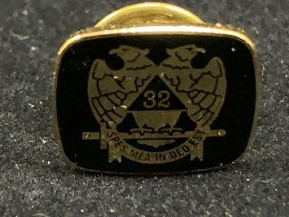 Masonic Scottish Rite 32nd Degree Eagle Lapel Pin Mason Freemason
