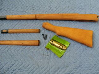 Smle Lee Enfield Rifle Wood Stock Set 4 No4 Mk1.  303 Buttplate