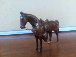 Vintage Copper/ Brass Color Die Cast Horse