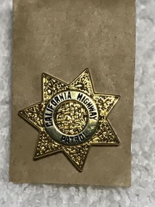 California Highway Patrol Lapel / Tie Pin - Gold
