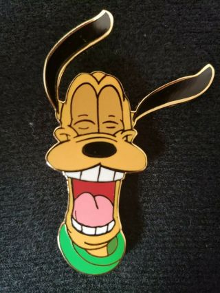Rare Disney Pin Le 100 - Pluto Expressions - Laughing - Limited 100