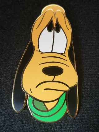Rare Disney Pin Le 100 - Pluto Expressions - Sad - Limited 100