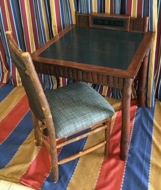 Disney Wilderness Lodge Old Hickory Furniture Co Game Table Guest Room Prop