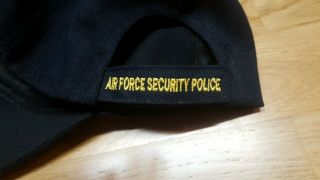 Beautifully Embroidered Vintage Air Force Security Police Hat Military Licensed 3