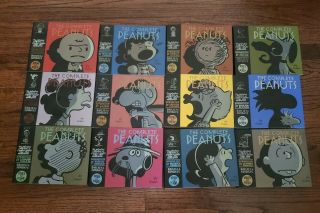The Complete Peanuts - 12 Books - Fantagraphics - See Details For Specicif Dates